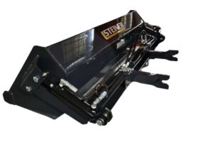 Scoop attachment for compact tractor.